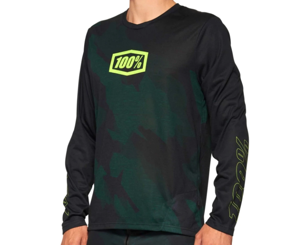 100% Airmatic LE Trikot Langarm | Black Camo