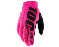 100% Brisker Schlechtwetter Handschuhe | Neon Pink