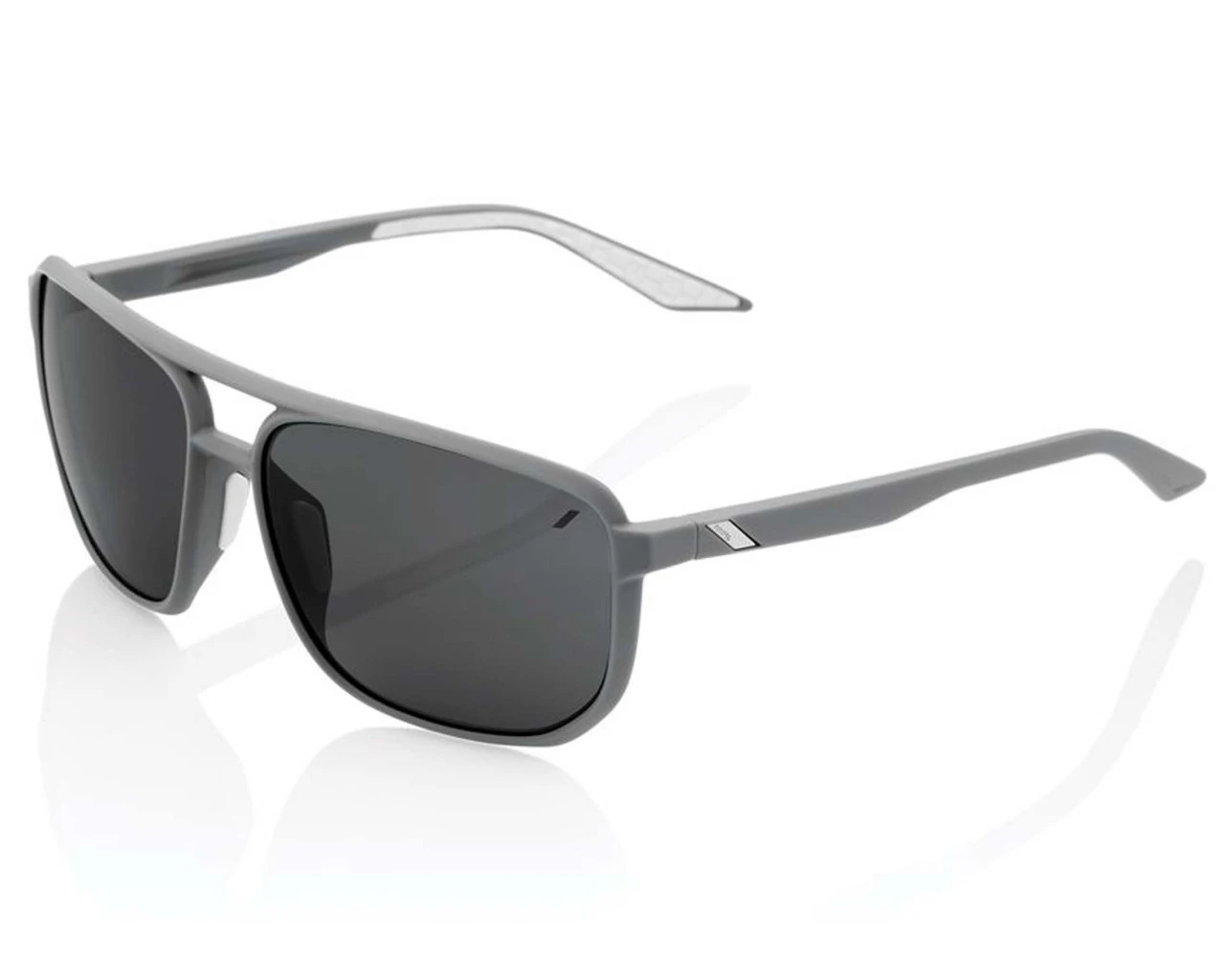 100% Konnor Aviator Square - Smoke Lens Sonnenbrille | Soft Tact Dark Haze 1 100% Konnor Aviator Square - Smoke Lens Sonnenbrille | Soft Tact Dark Haze