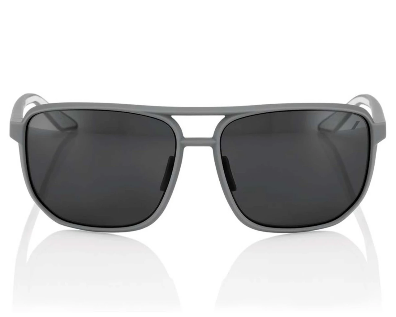 100% Konnor Aviator Square - Smoke Lens Sonnenbrille | Soft Tact Dark Haze 2 100% Konnor Aviator Square - Smoke Lens Sonnenbrille | Soft Tact Dark Haze – Bild 2