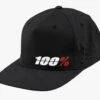 100% Ozone Snapback Hat | Black