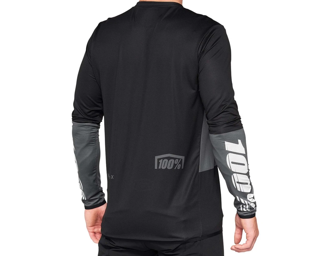 100% R-Core X Downhill Trikot Langarm | Charcoal-black 2 100% R-Core X Downhill Trikot Langarm | Charcoal-black – Bild 2