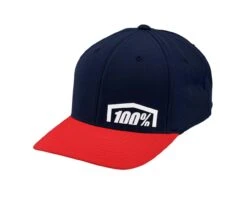 100% Revolt X-Fit Flexfit Hat | Red