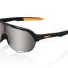 100% S2 Spiegelglas Sport Sonnenbrille | Brad Binder SE Soft Tact Black-silver