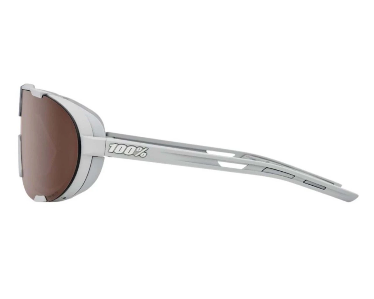 100% Westcraft HiPER Spiegelglas Sport-Sonnenbrille | Soft Tact Cool Grey – Bild 2