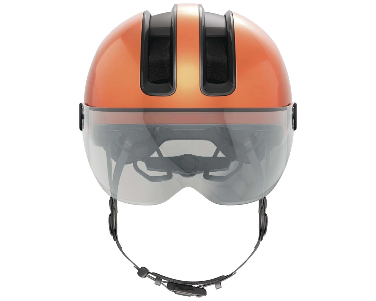 Abus HUD-Y ACE City-Fahrradhelm | Goldfish Orange – Bild 2