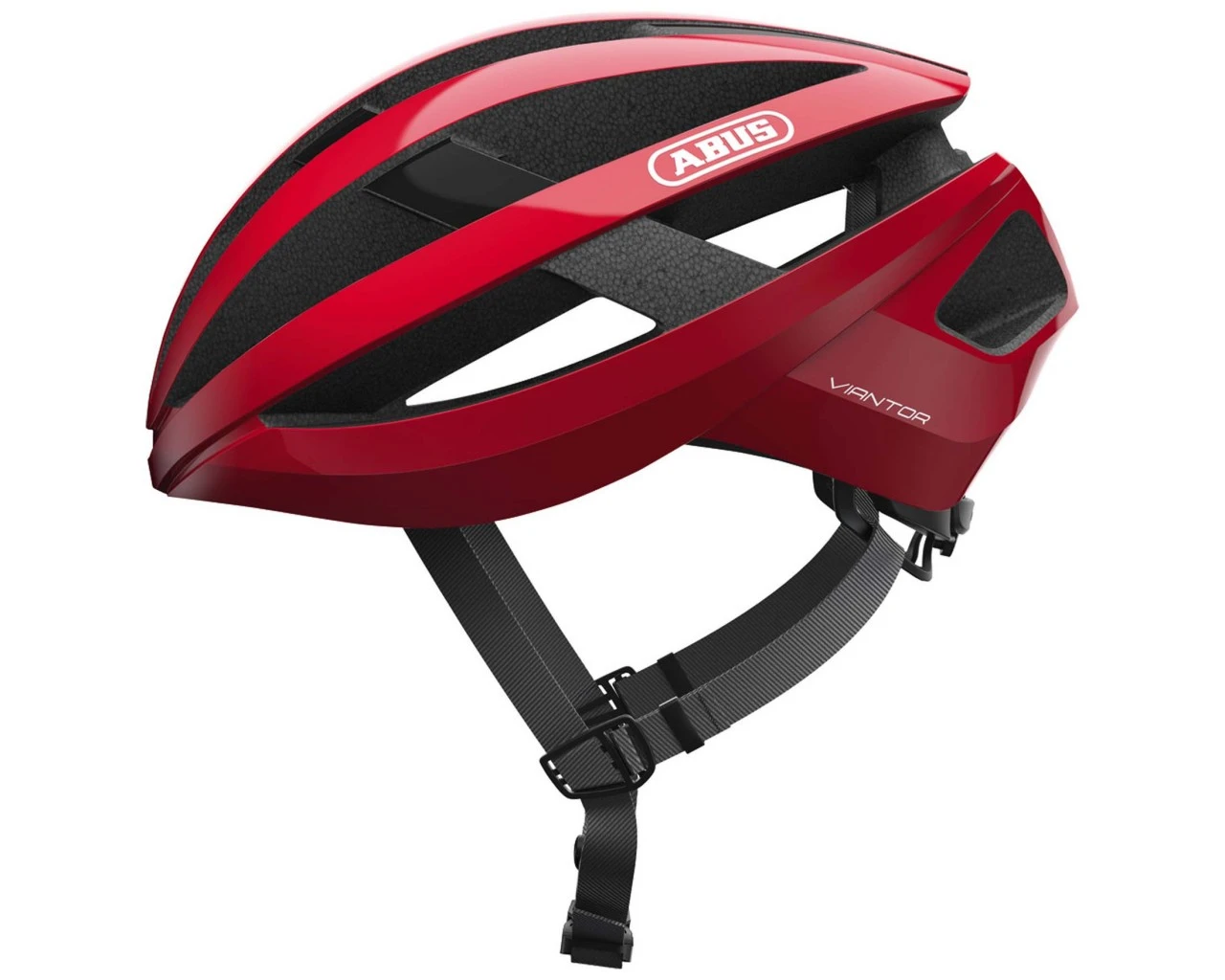 Abus Viantor Rennrad Fahrradhelm | Racing Red