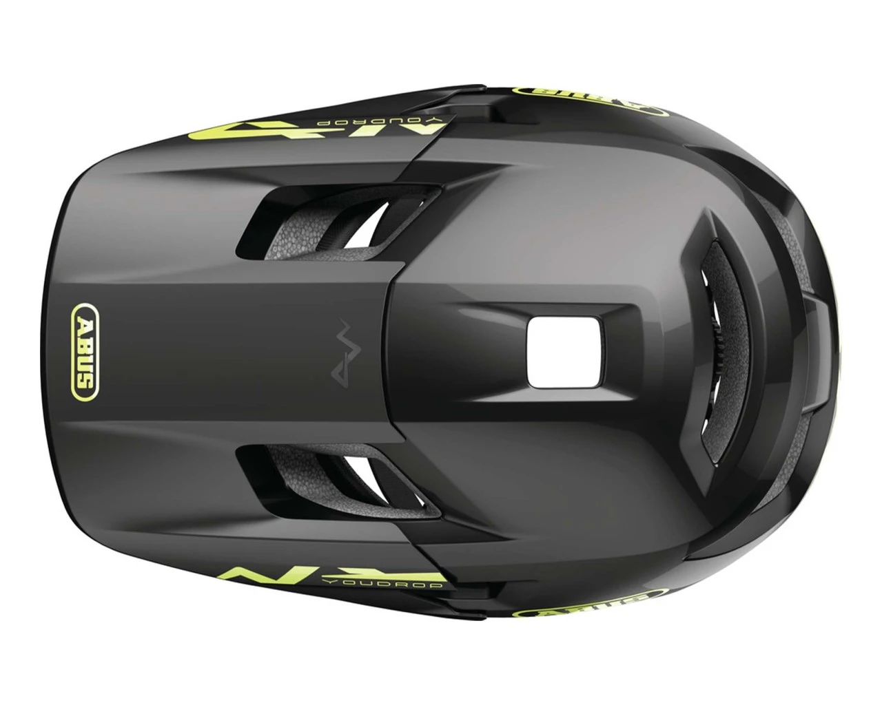 Abus Youdrop MTB-Jugendhelm | Shiny Black S 4 Abus Youdrop MTB-Jugendhelm | Shiny Black S – Bild 4