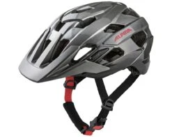 Alpina Anzana MTB Fahrradhelm | Darksilver-black-red
