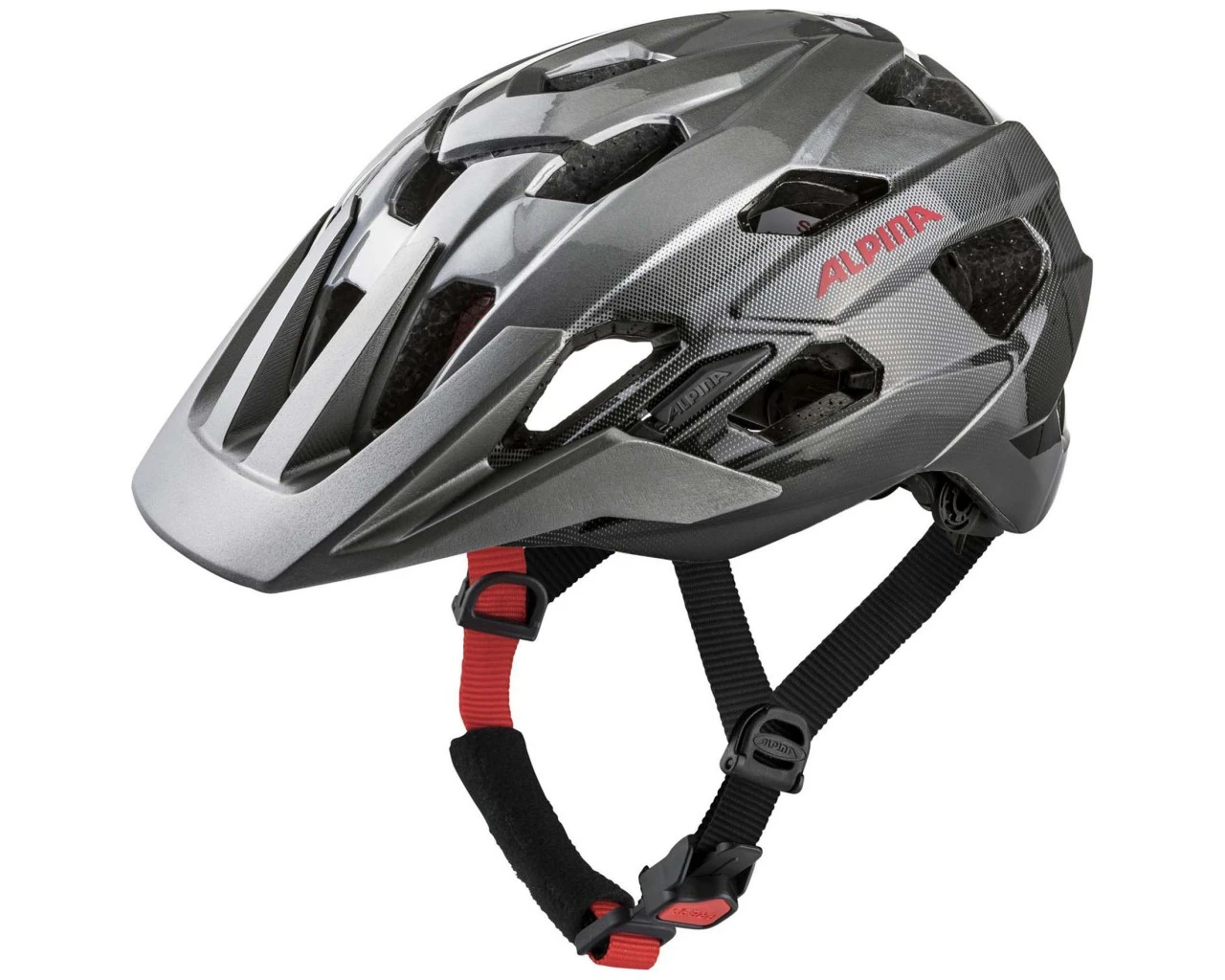 Alpina Anzana MTB Fahrradhelm | Darksilver-black-red 1 Alpina Anzana MTB Fahrradhelm | Darksilver-black-red