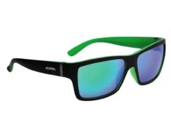 Alpina Kacey Sports Style Brille | Black Matt-green