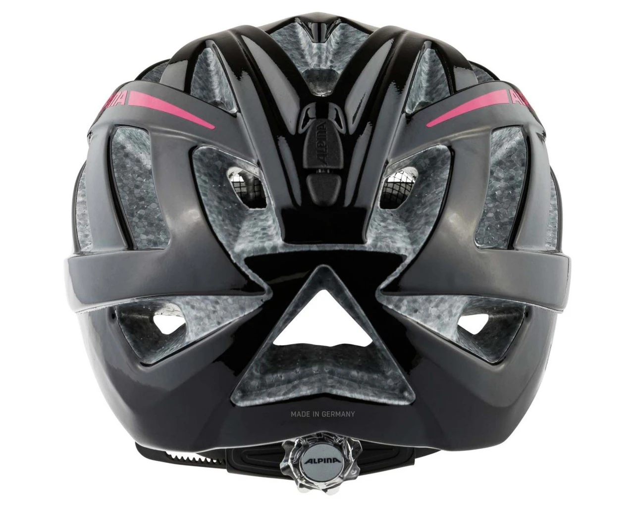 Alpina Panoma 2.0 - Trekking/City Fahrradhelm | Black-pink Gloss – Bild 4