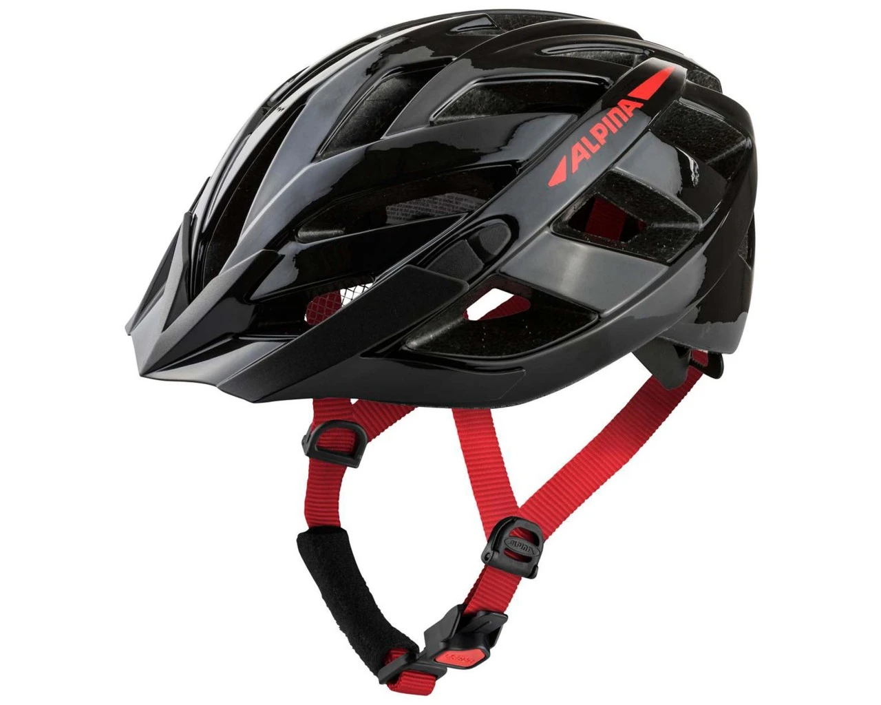 Alpina Panoma 2.0 - Trekking/City Fahrradhelm | Black-red Gloss 1 Alpina Panoma 2.0 - Trekking/City Fahrradhelm | Black-red Gloss