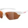 Alpina Twist Five S HR Q-Lite - Sportbrille Varioflex Mirror Red | White Matt