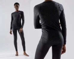 Craft Core Wool Merino Damen Baselayer-Set Lang | Black-melange -Specialized Verkäufe craft core wool merino damen baselayer set lang black melange xxl 004 83064 2200x1760 1280x1280