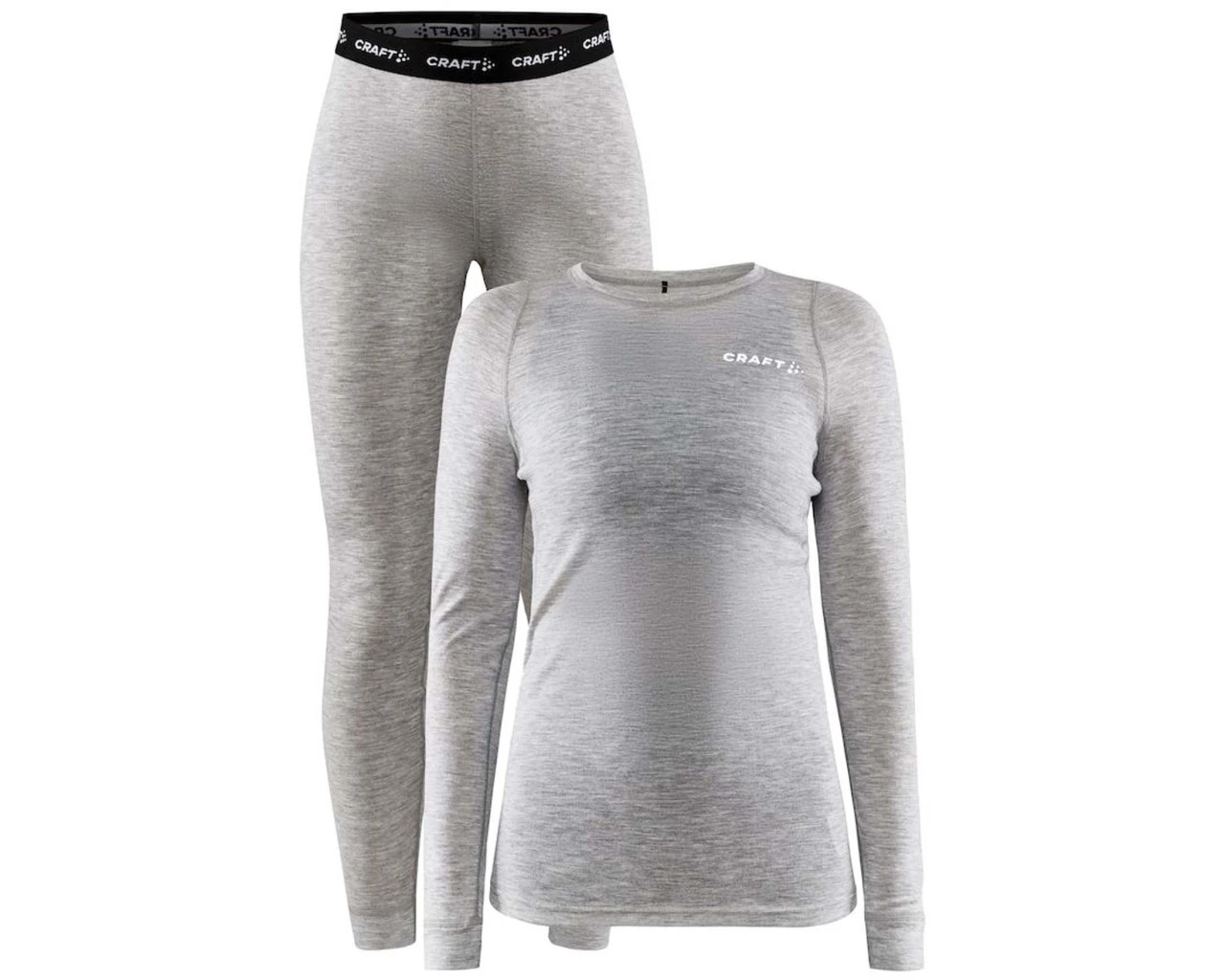 Craft Core Wool Merino Set Damen Langarm | Ash-melange