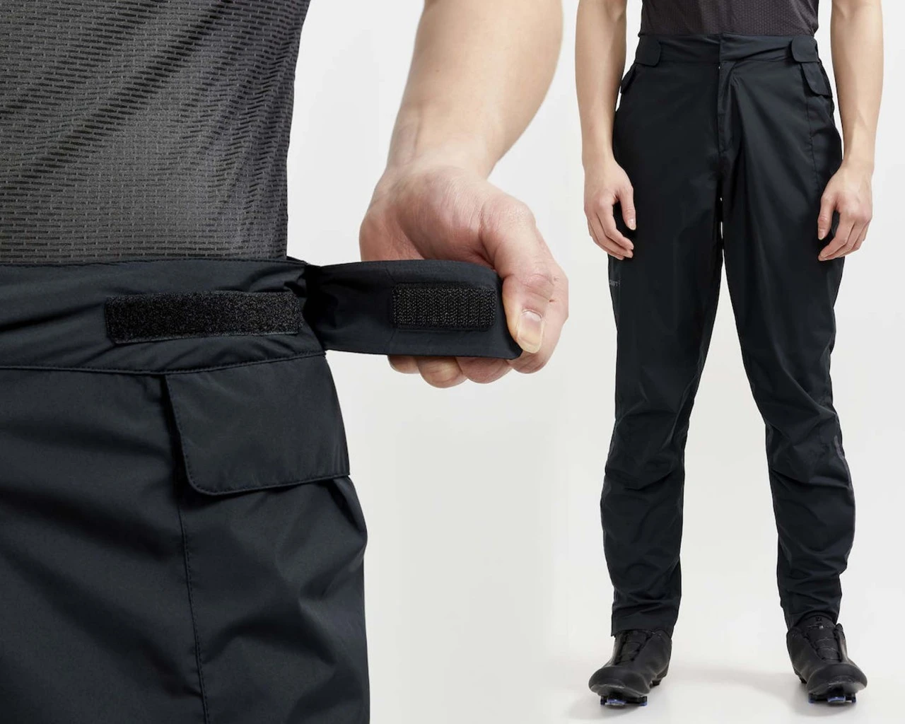 Craft Hale Hydro Pants - Wind/wasserabweisende Hose | Black 3 Craft Hale Hydro Pants - Wind/wasserabweisende Hose | Black – Bild 3