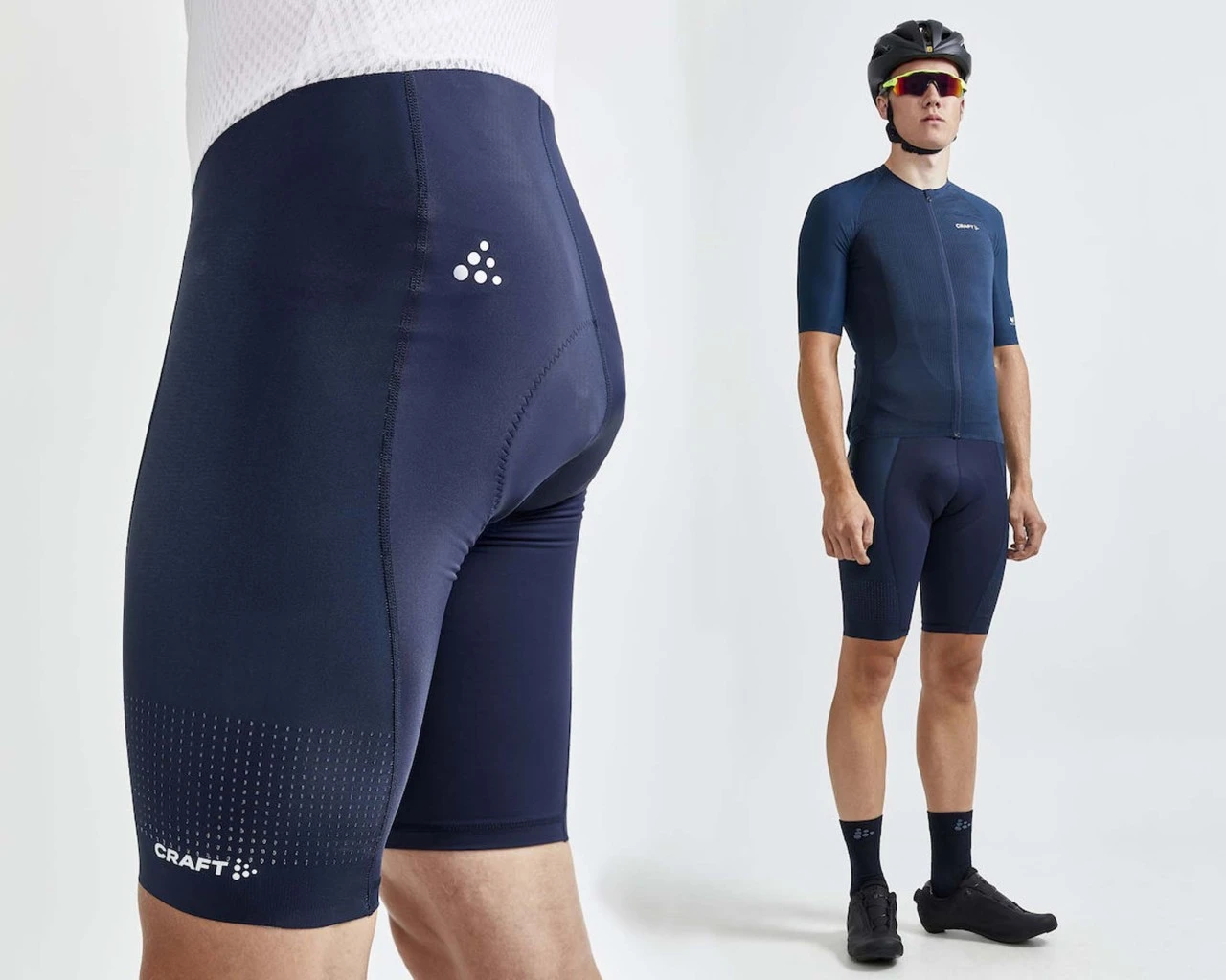 Craft Pro Nano Bib Shorts | Blaze 4 Craft Pro Nano Bib Shorts | Blaze – Bild 4