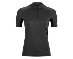 Cube AM Damen Trikot Half Zip Kurzarm | Black
