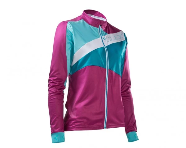Cube AM WLS Trikot Langarm | Berry / Blau 1 Cube AM WLS Trikot Langarm | Berry / Blau