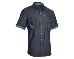 Cube Arbeitshemd Kurzarm | Denim