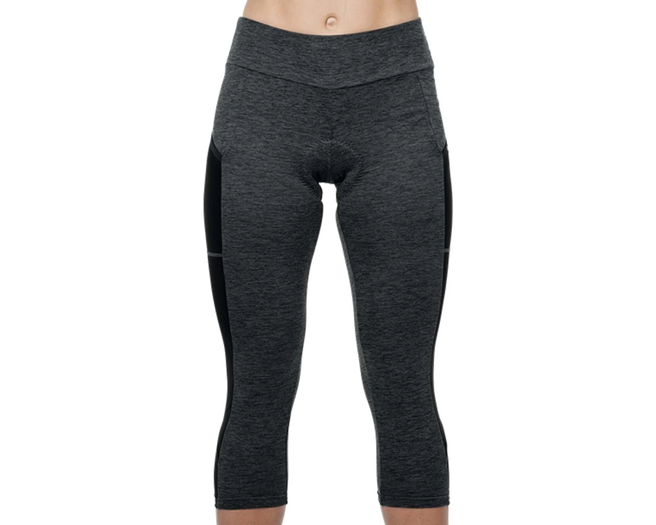Cube ATX Damen Cropped Tights | Grey Melange – Bild 2