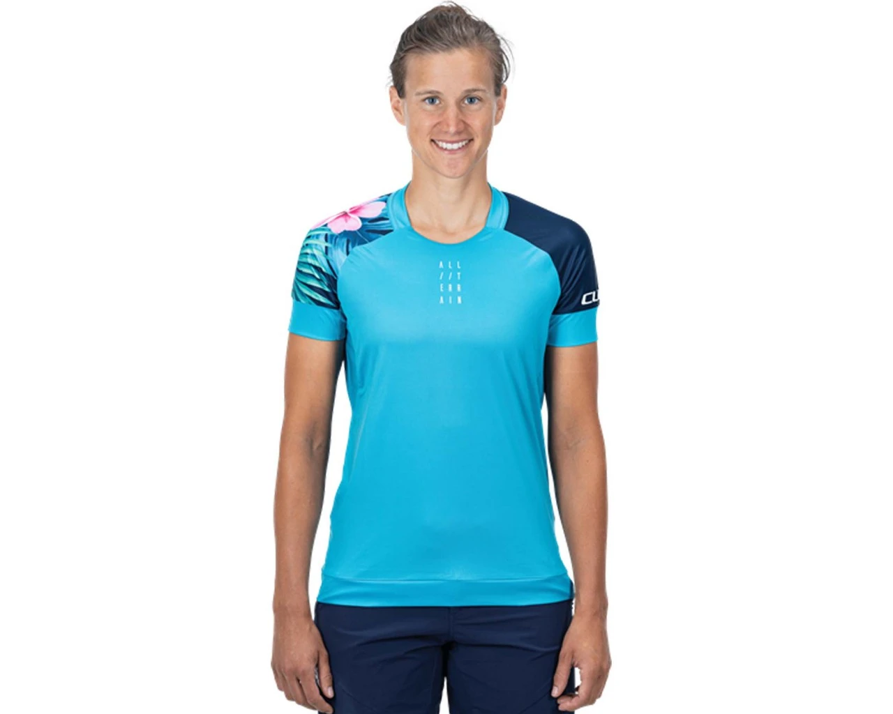 Cube ATX Damen Rundhalstrikot Kurzarm | Blue 2 Cube ATX Damen Rundhalstrikot Kurzarm | Blue – Bild 2