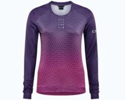 Cube ATX Damen Rundhalstrikot Langarm | Violet