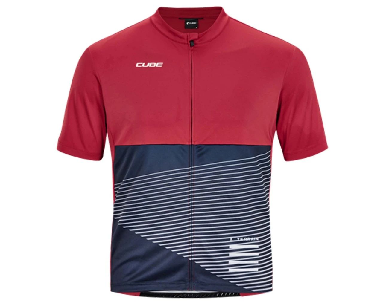 Cube ATX Trikot Full Zip Kurzarm | Red