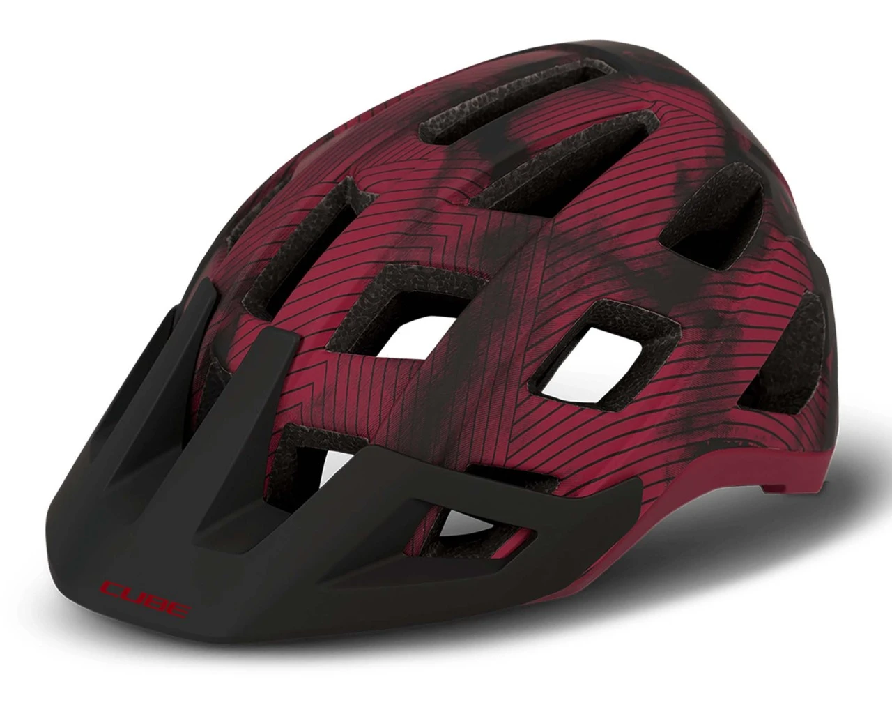 Cube BADGER MTB Helm | Rot 1 Cube BADGER MTB Helm | Rot