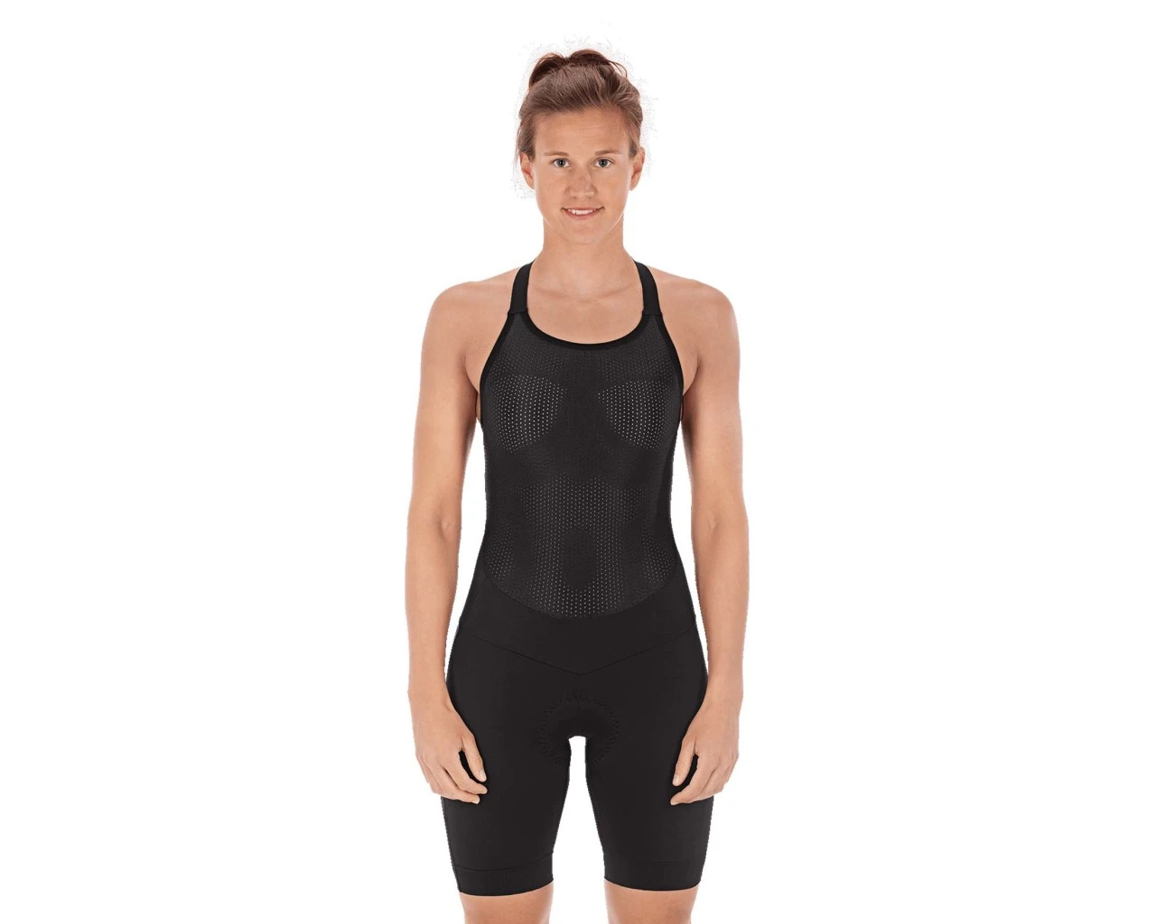 Cube Blackline Damen BiB-Shorts Kurz | Black – Bild 2
