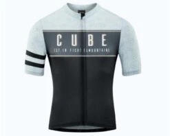 Cube Blackline Trikot CMPT Kurzarm | Grey´n´blue