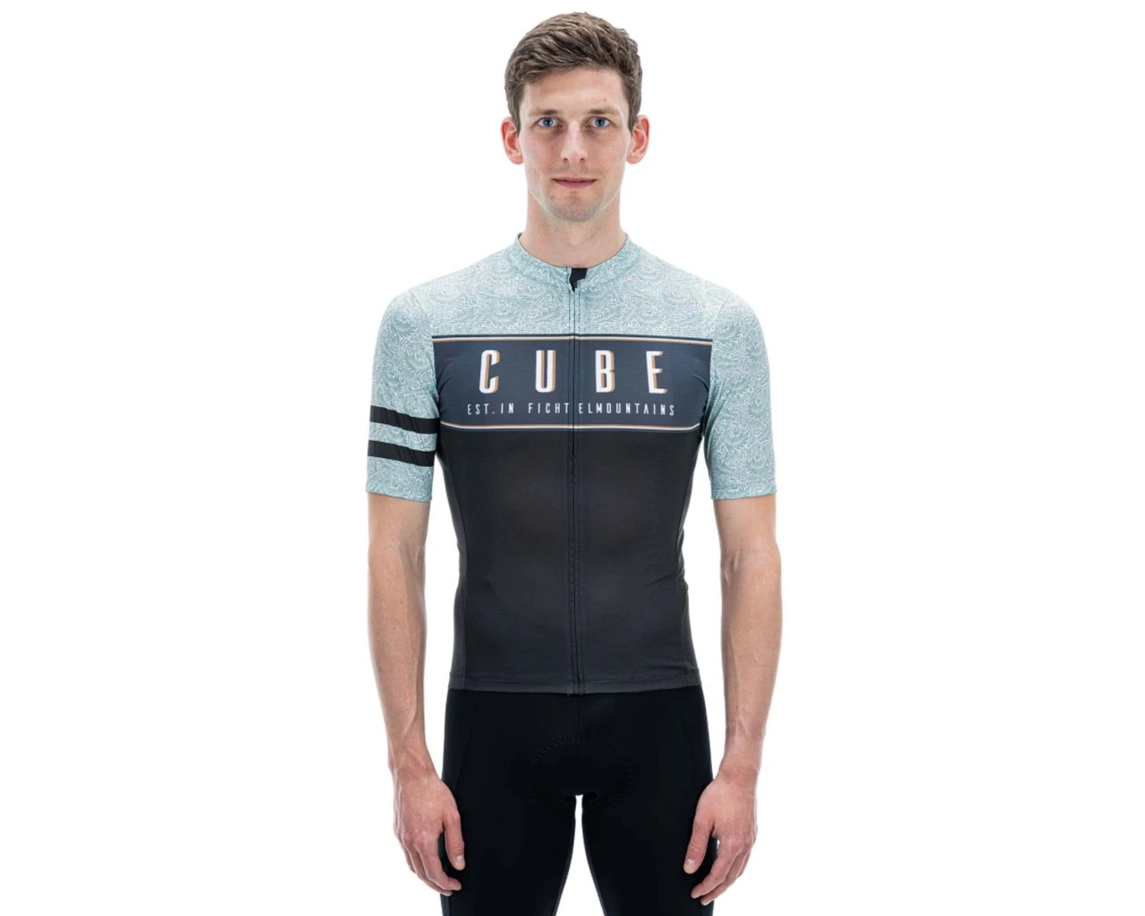 Cube Blackline Trikot CMPT Kurzarm | Grey´n´blue 2 Cube Blackline Trikot CMPT Kurzarm | Grey´n´blue – Bild 2