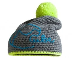 Cube Bommel Mütze Fichtelmountains | Grau/blau/lime