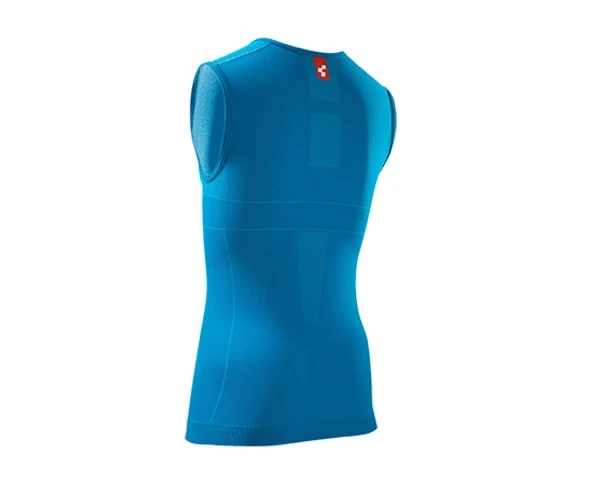 Cube Funktionsunterhemd ärmellos | Blau/weiß/rot 2 Cube Funktionsunterhemd ärmellos | Blau/weiß/rot – Bild 2