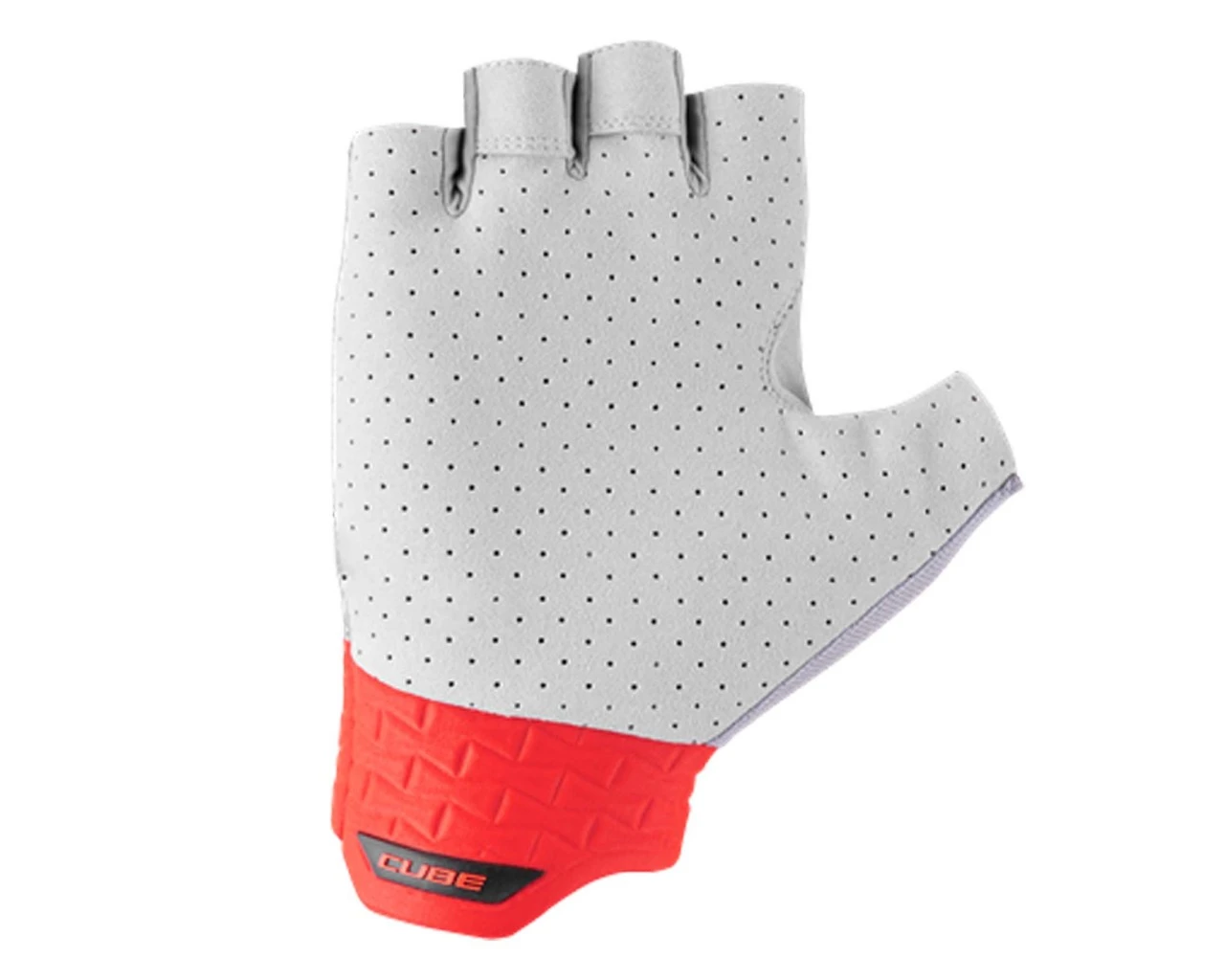 Cube Handschuhe Performance Kurzfinger | Grey N Red – Bild 2