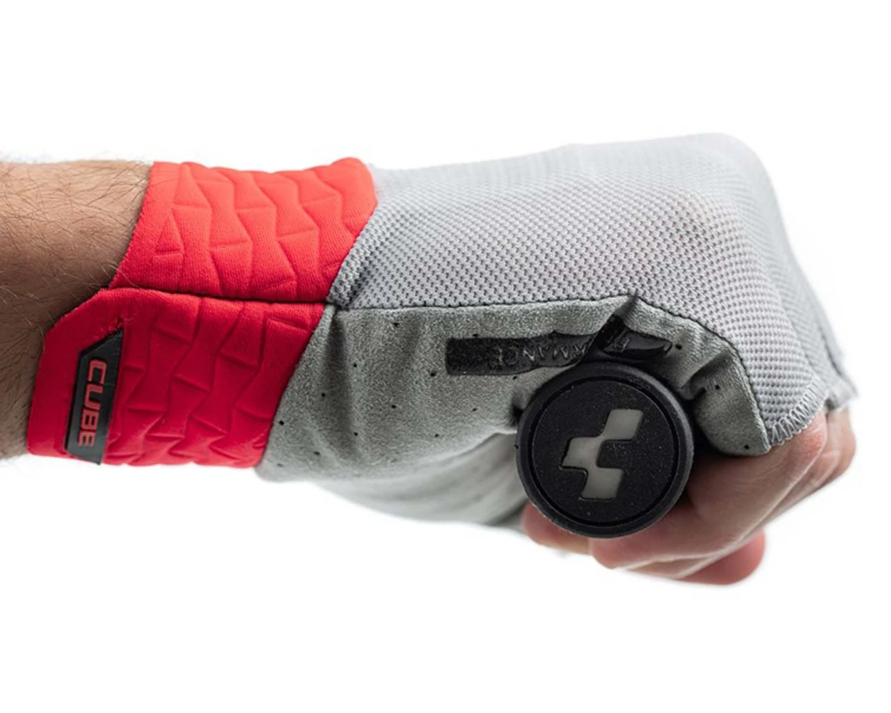 Cube Handschuhe Performance Kurzfinger | Grey N Red – Bild 4