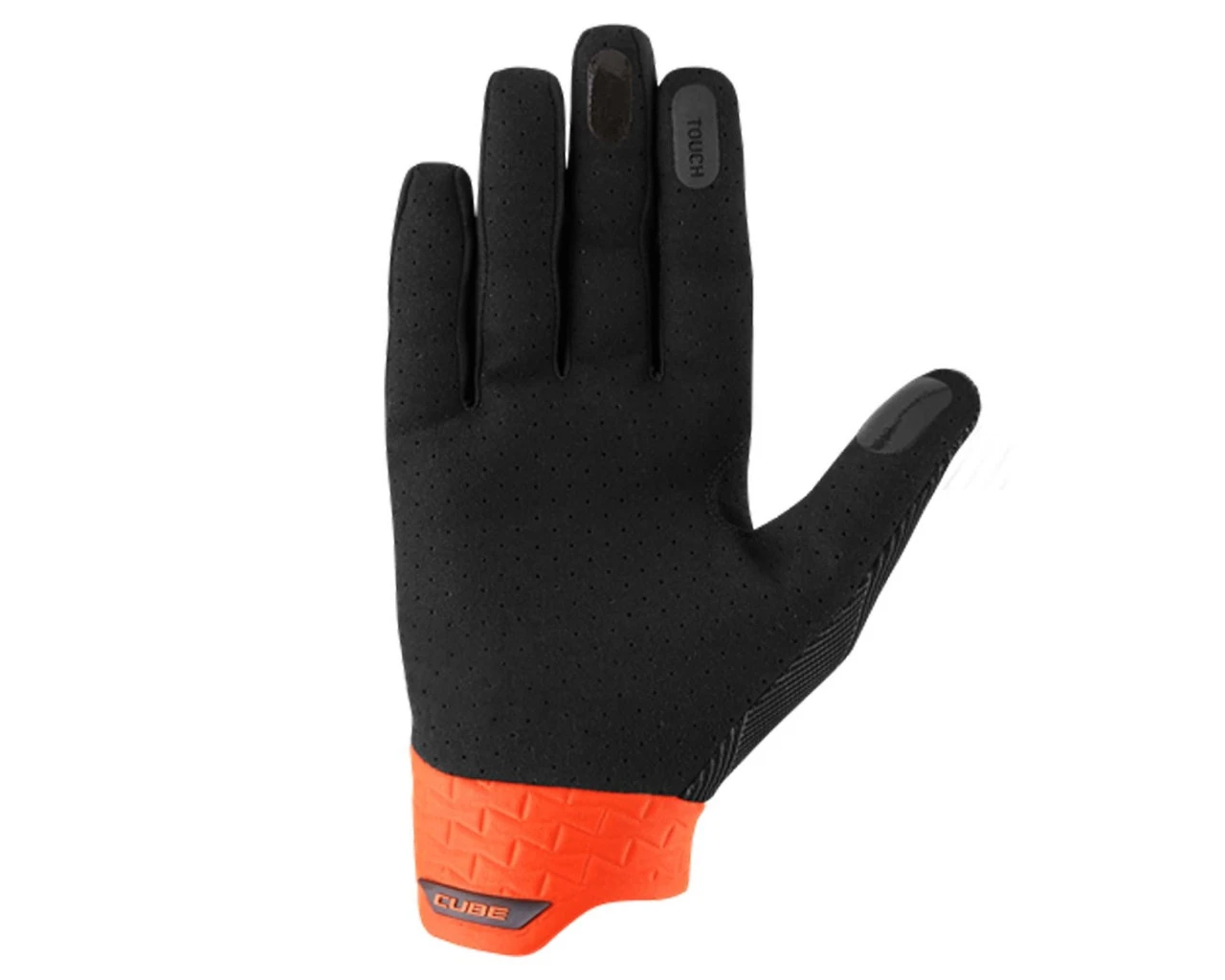 Cube Handschuhe Performance Langfinger X Actionteam | Black-orange – Bild 2