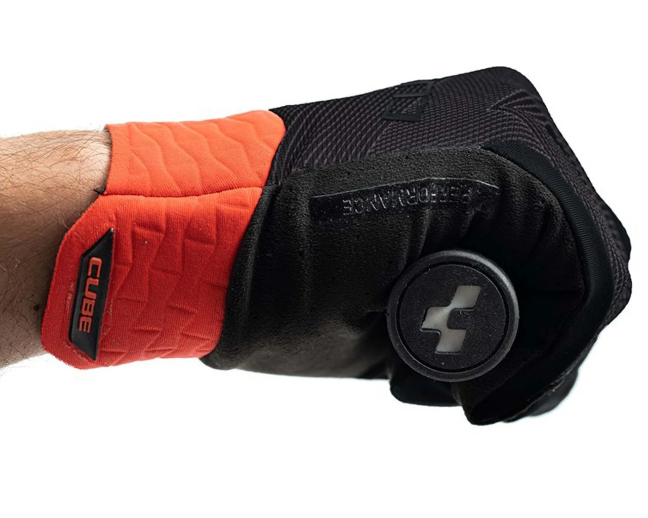 Cube Handschuhe Performance Langfinger X Actionteam | Black-orange – Bild 4