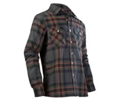 Cube Hemd Langarm | Schwarz/rot