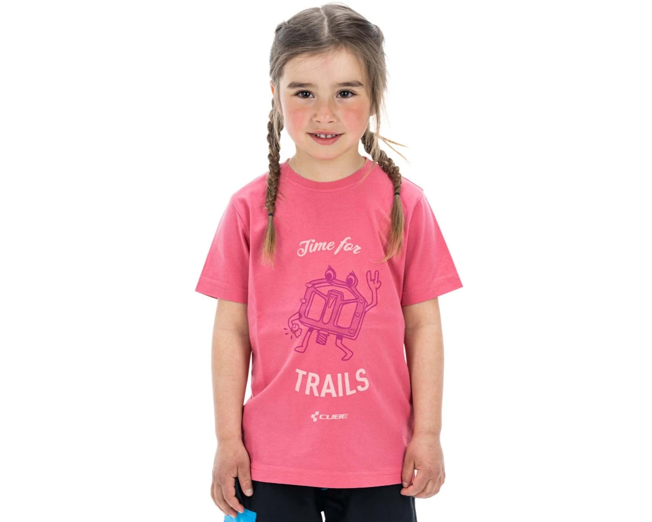 Cube Junior Organic T-Shirt Trail | Coral – Bild 2