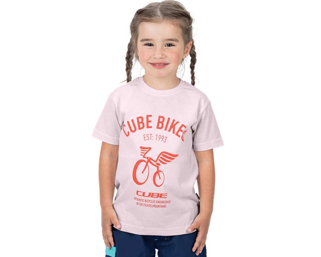 Cube Junior Organic T-Shirt Wings | Rose – Bild 2