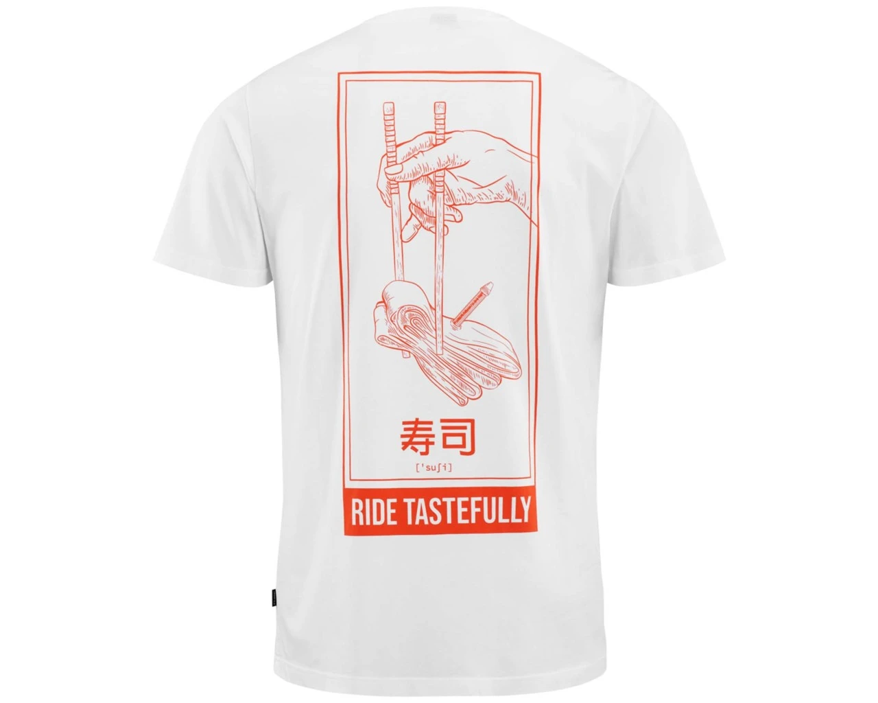 Cube Organic T-Shirt Gravity Fit Sushi | White 2 Cube Organic T-Shirt Gravity Fit Sushi | White – Bild 2