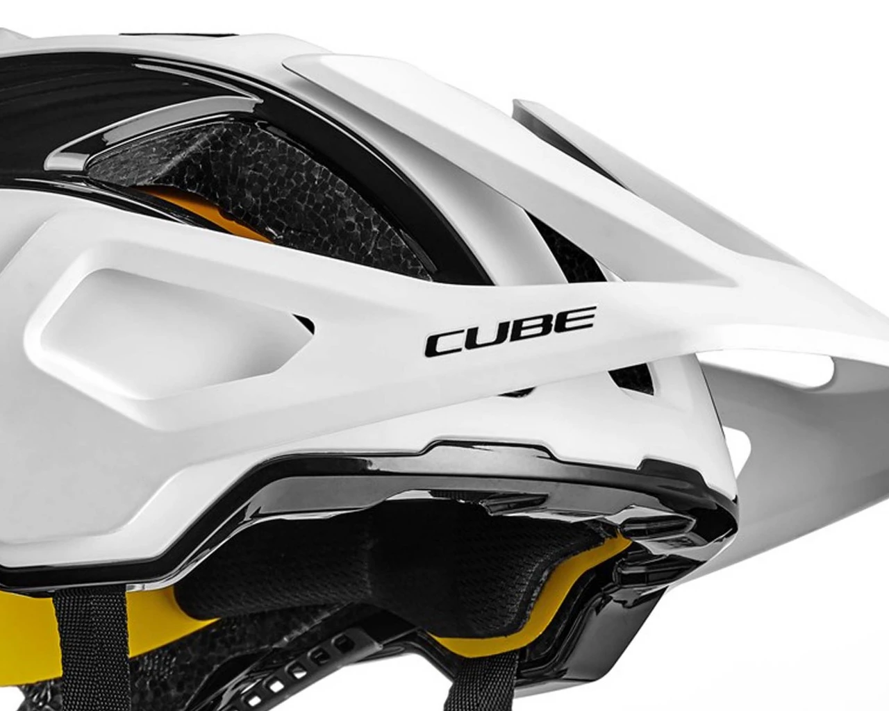 Cube STROVER MTB-Enduro Fahrradhelm | White N Black – Bild 3