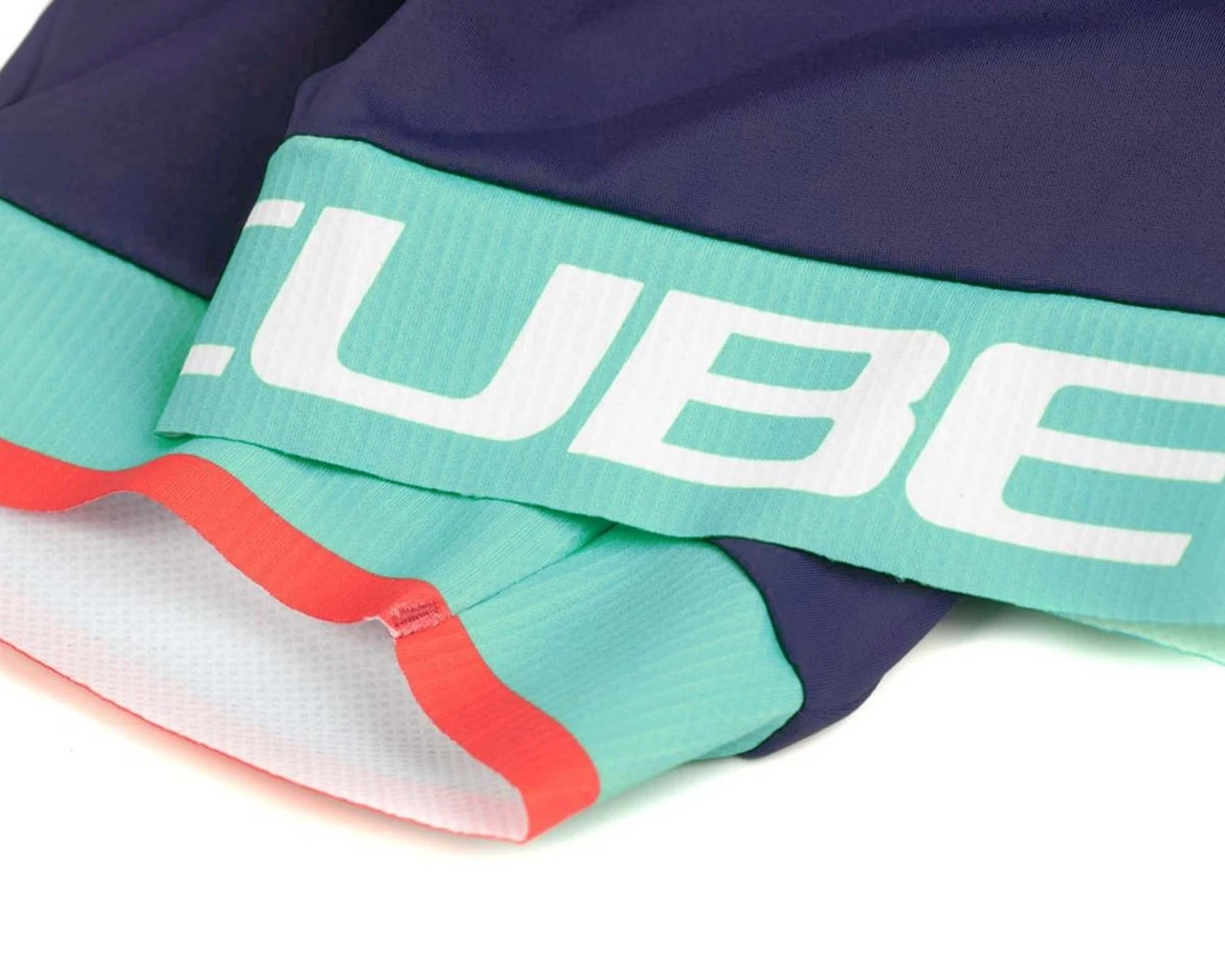 Cube Teamline Damen Radhose Kurz | Blue N Mint – Bild 3