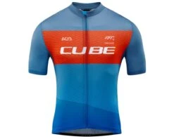 Cube Teamline Trikot CMPT Kurzarm | Blue´n´red´n´grey