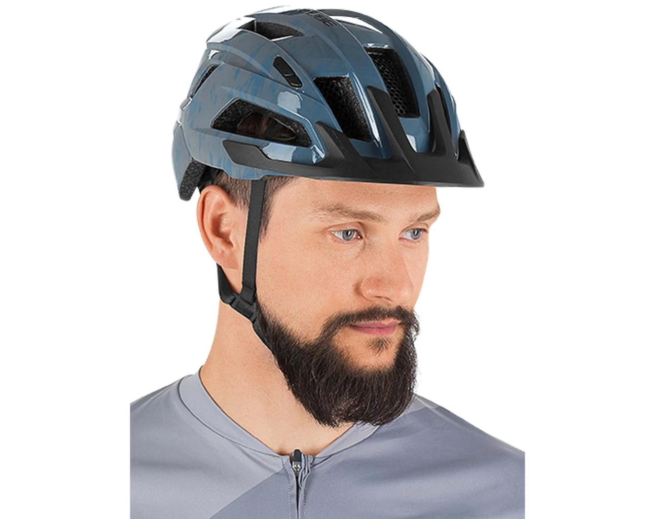 Cube Tour Fahrradhelm STEEP | Glossy Blue – Bild 2