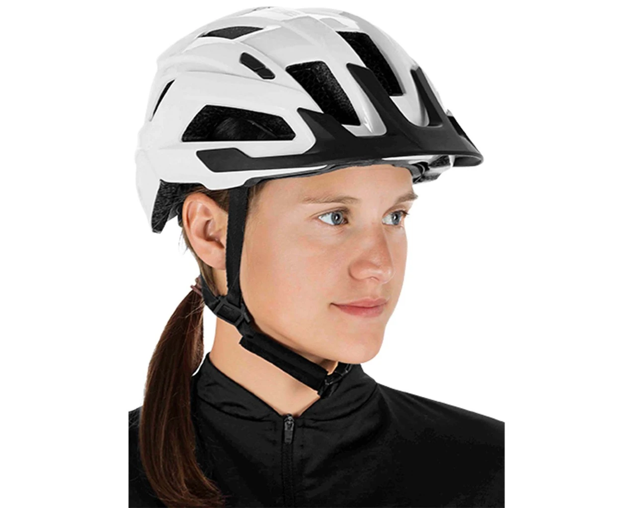Cube Tour Fahrradhelm STEEP | Glossy White – Bild 2