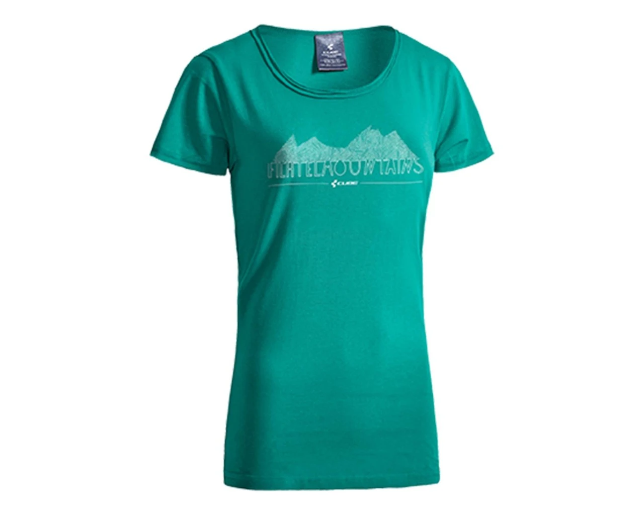 Cube WLS T-Shirt Fichtelmountains | Green N White
