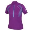 Endura Womens Xtract Jersey Kurzarm | Lila
